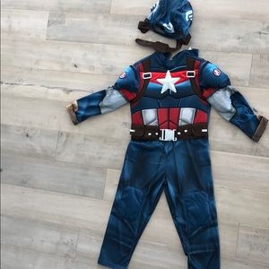 Captain America kids costume